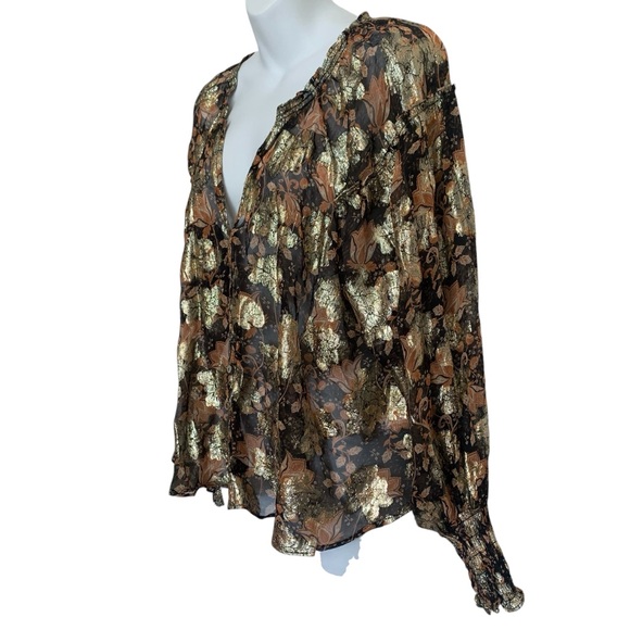 NWOT Free People Scorpion Sheer Blouse Size XS - Picture 7 of 15